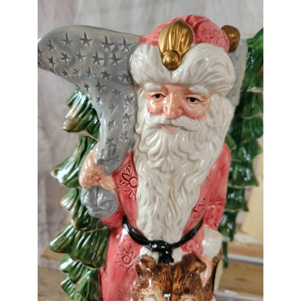 Omnibus Russian Santa picture‎ jug bear Xmas tree decor home large